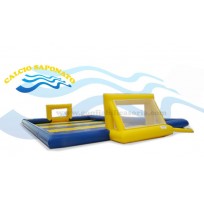 GONFIABILE CALCIO SAPONATO DIM. MT. 25 X 12