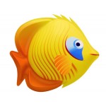 DEC PESCE TROPICALE GIA/FUCSIA CM. 35x40x20 (H)