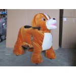 PLUSH CAV. BATTERY WITH COIN DOG CM. 100 X 65 X 90 (H)