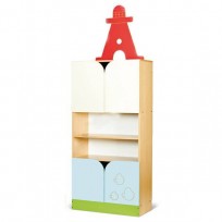 CLOSET WALL LIGHTHOUSE CM. 82x38x166 (H)