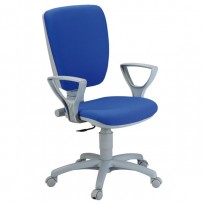 A CHAIR WITH ARMS CM. 66 X 63 X 106 (H)