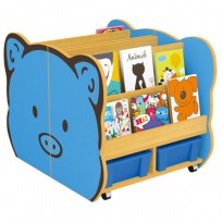 MOBILE LIBRARY PIG CM. 60x78x60 (H) -