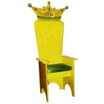 THE THRONE FEAST OF YELLOW CM. 70 X 70 X 160 (H)