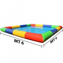 LAKE INFLATABLE DIM MT. 6 X 6 X 0.5 (H)
