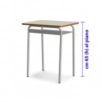 BANCO MONOPOSTO SENZA POGGIAPIEDE 65 CM. 70x50x65 (H) 1504