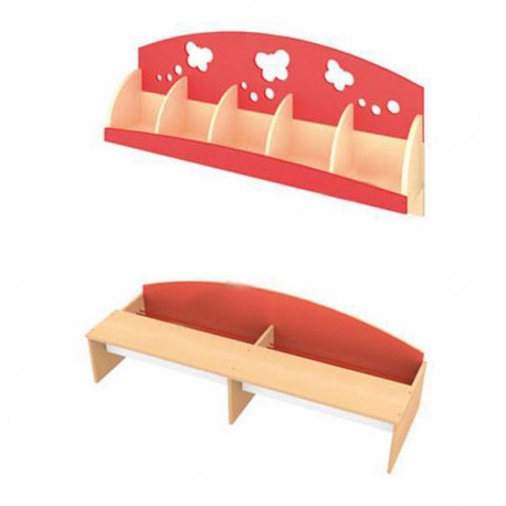 BENCH WITH SHOE RACK MORE CLOTHES HANGERS STORAGE CM. 120 X 50 X 30 (H) BENCH 120 X 21 X 28 (H) CLOTHES HANGER