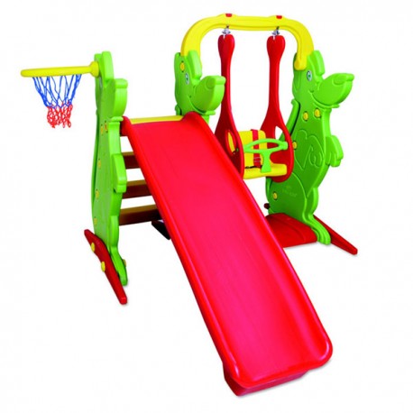 SLIDE WITH SWING SET TO CM. 198 X 115 X 122 (H)