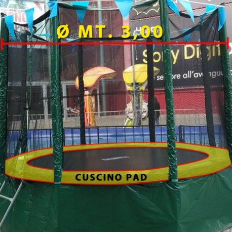 REPLACEMENT CUSHION FOR TRAMPOLINE TPE37 IS CM.305