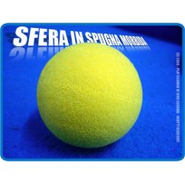 BALLS IN THE SPONGE, Ø 7 CMCOLOR YELLOW (BOX OF 250 PCS)