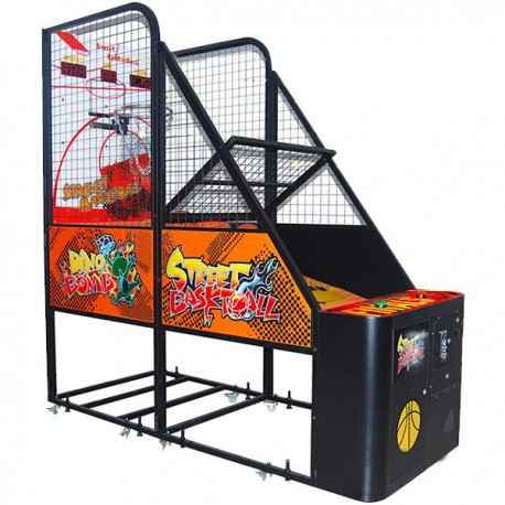 GAME BASKETBALL STREETBALL WITH COIN MECHANISM AND DISPENSER TICKET DIM CM. 125 x 105 x 250 (h)