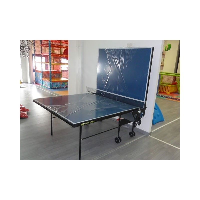 Mesa de Ping Pong Profissional para Interior e Exterior com Rede Raquetes e  Bolas 274x152,5x76 cm Azul | O Meu Jardim