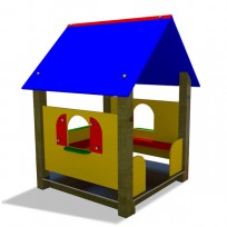 SMALL PLAY HOUSE DIM CM. 114 X 114 X 200 (H)
