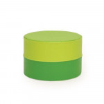 POUF SOFT TONDO SUN VERDE DIM CM. DIAM 45x30 (H)