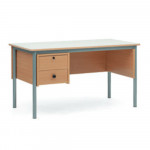 CATTEDRA CON DOPPIA CASSETTIERA CM 140 X 70 X 76 (H)