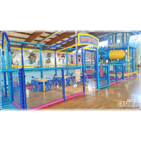 PLAYGROUND USATO CON RECINZIONE LINEARE