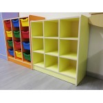 MOBILE A GIORNO 9 CASELLE DIM CM 100 X 45 X 100 (H)- VANO 30 x H27