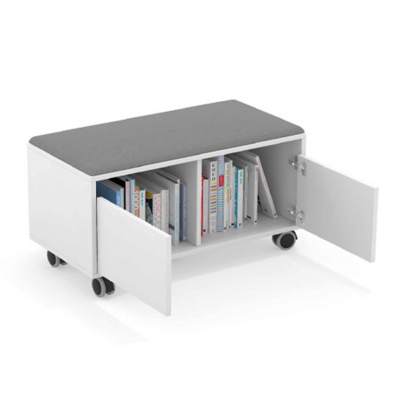MOBILE CONTENITORE BASSO CON SEDUTA CM 90 X 45 X 45 (H)