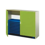 ARMADIO CON ANTE PER LETTINI IMPILABILI CM. 141 X 61 X 120 (H)