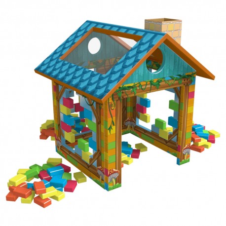 SOFTPLAY BLOCK HOUSE CM 180 X 180 X 230 (H)