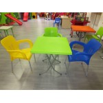 CHAIR ADULTS KIRC WITH ARMRESTS CM. 60X47X82 (H)